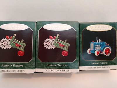 Hallmark Miniature Antique Tractors 2 of 1998 #2-1999 #3 MIB