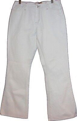 Quicksilver Roxy Jeans - Size: 8 and 10 -Ladies White Twill Pants 100/% Cotton