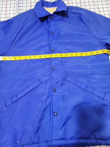 Chaqueta King Louie Pro Fit Vintage Forrada Sherpa Para Hombre Talla XS Color Azul Hecha en EE. UU. - Imagen 5 de 14