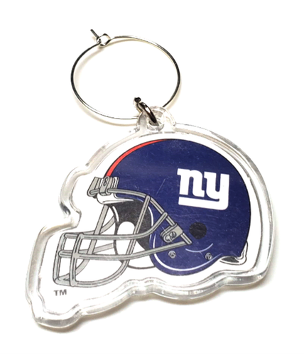 NEW YORK GIANTS WINE CHARM NFL FOOTBALL 