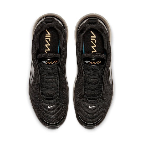 nike air max 720 black metallic gold