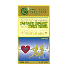Healthy Heart Tissue - Maxi Co-Q10 150mg + E - Cardiovascular & Heart Supplement