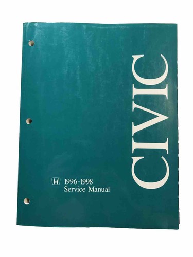 Honda Civic 1996-1998 OEM Shop Service Repair Manual Wiring Diagrams Engine 1997