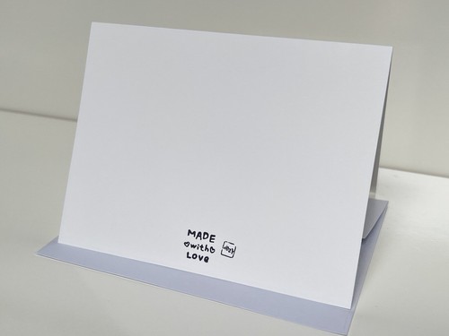 Handmade Birthday Greeting Card - Foil marble “BIRTHDAY” Sentiment - Picture 11 of 12