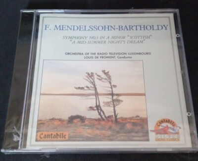 Symphony No.3 ''Scottish'' by Mendelssohn (CD, SEALED, RARE, SEE DESCRIPTION)