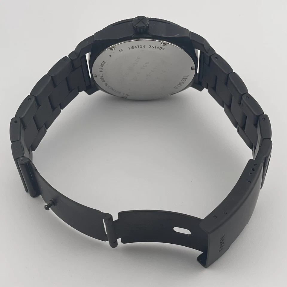 Reloj Fossil Machine FS4702 Hombre 42mm Estuche Fecha Pulsera Banda Cuarzo Tres Manecillas Foto 3 de 4