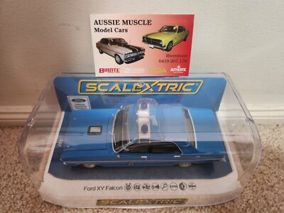 Scalextric 1:32 Scale 1971 Ford XY Falcon 500 Police Car Blue