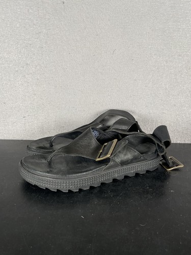 Sorel Roaming bequeme Damen-Sandalen mit mehreren Riemen Größe 6,5 Riemchen schwarz Leder