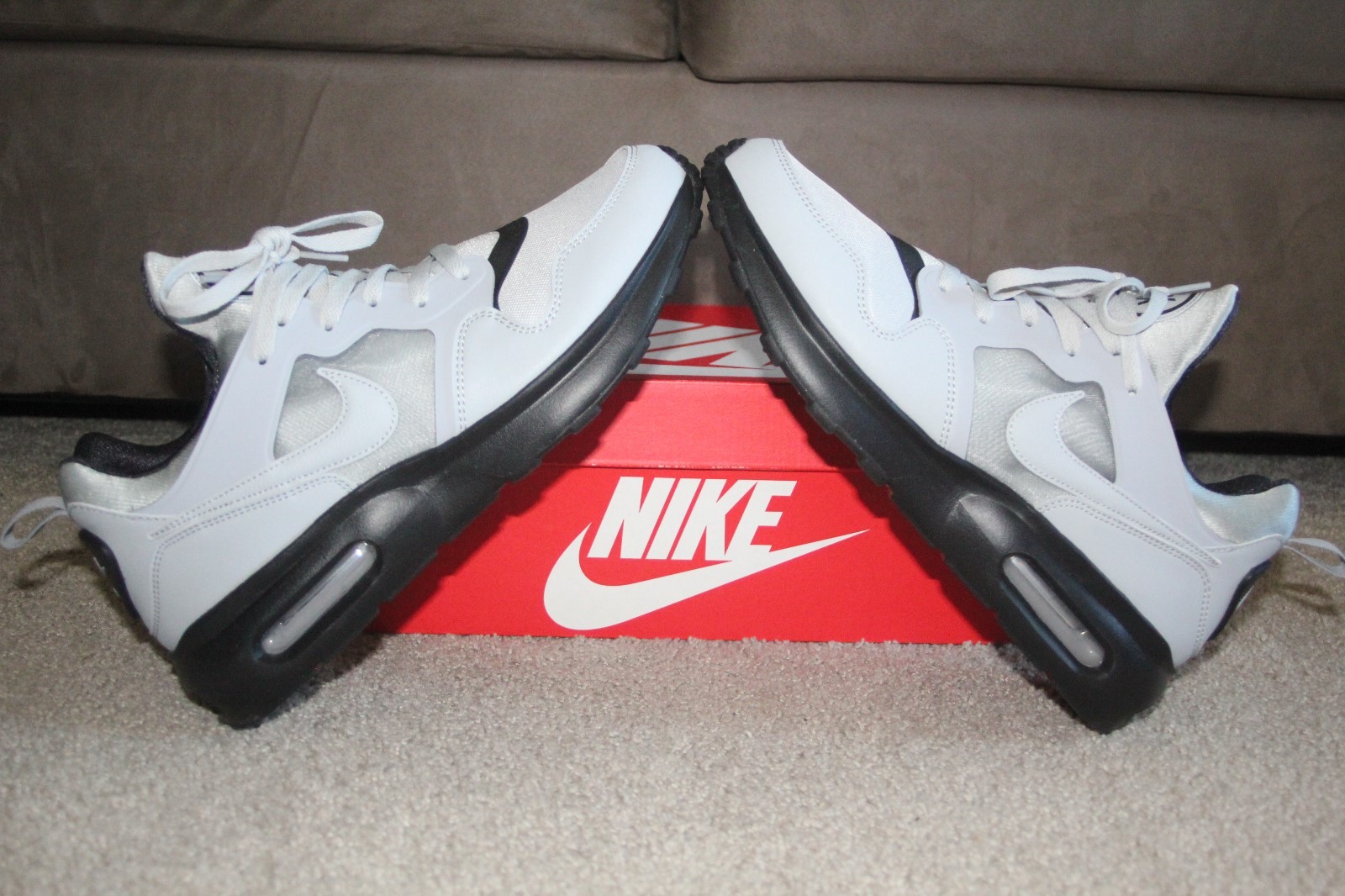 New NIKE Air Max Prime Men's Sneakers gray black MEN'S SZ 11.5 New NIKE Air Max Prime Men's Sneakers gray black MEN'S SZ 11.5
