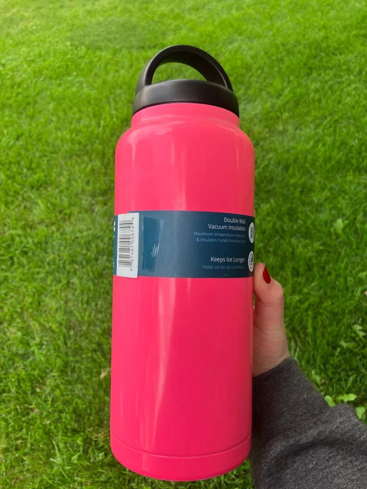 NUEVA BOTELLA DE AGUA RTIC 36 oz - rosa brillante - doble pared aislada al vacío Foto 2 de 3