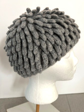 Bamileke Nudu Luxury 100% Cashmere Billy G Rocker Hat 22" - 23.5" Cariaggi yarn