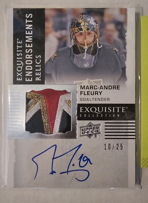 The Cup 2018-19 Exquisit Endorsement Relics Marc Andre Fleury Golden Knights /25