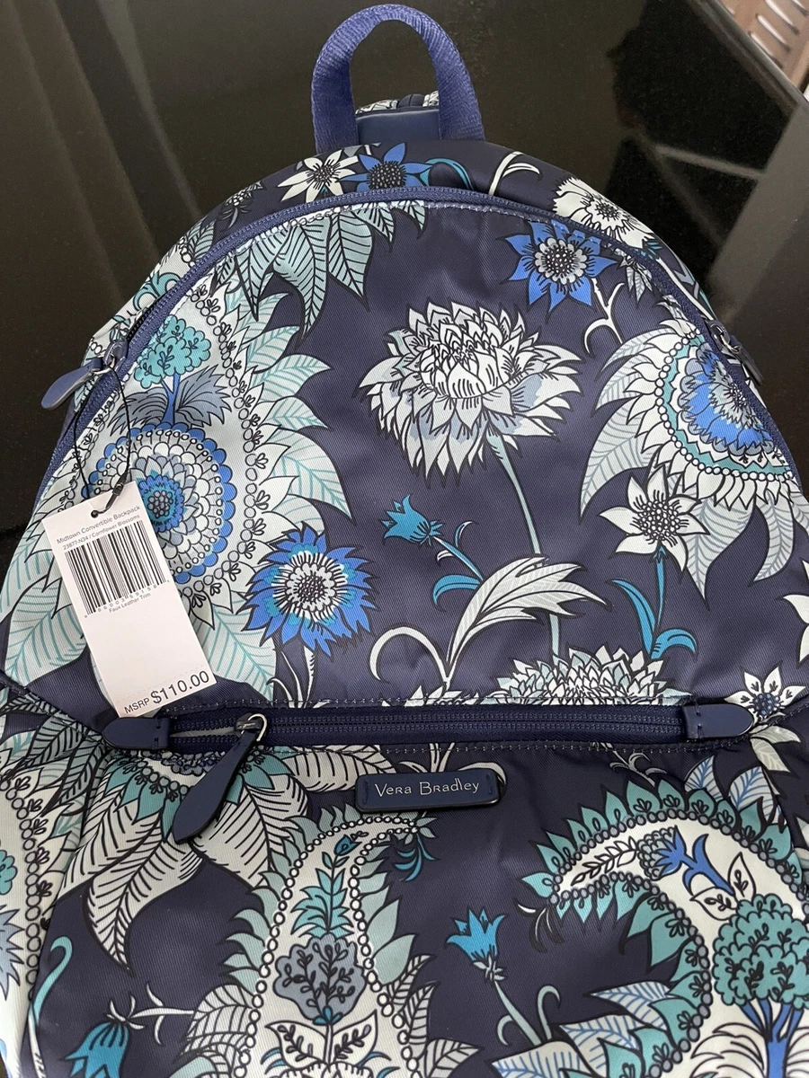 NWT VeraBradley Midtown Convertible Water Resistance Backpack