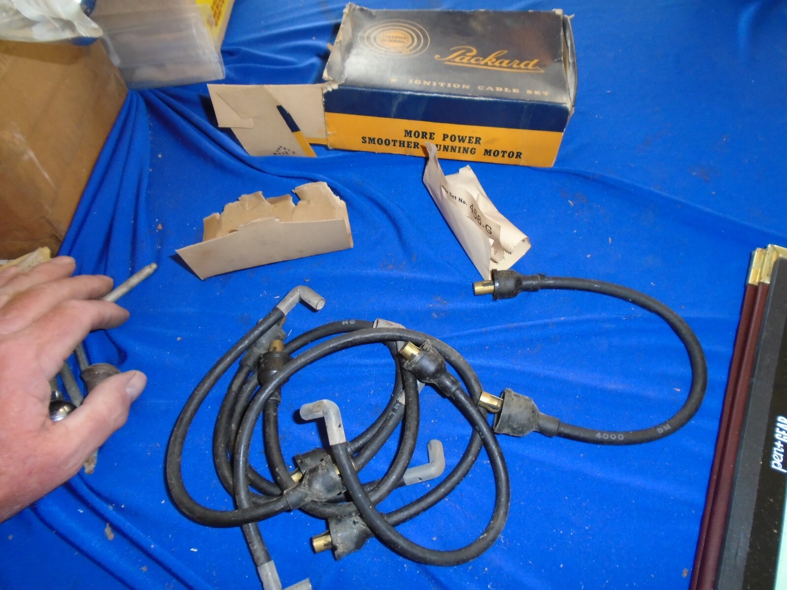 NOS 1947,1948,1949,1950,1951 chevrolet spark plug wire set packard eBay