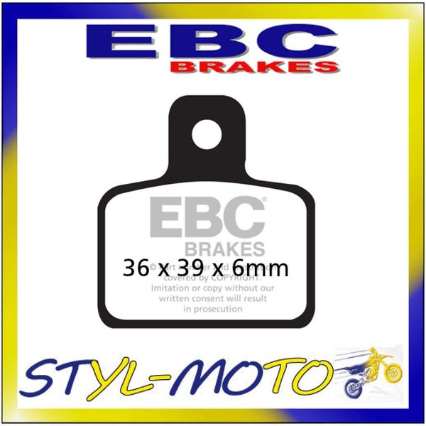 FA351TT BeläGe Sinter Hinten EBC Gas-Gas TXT 200 Pro 2004-2011-image