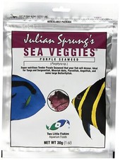 Purple Seaweed for Marine Herbivores Tangs Surgeonfish 1 Ounce Pack of 2