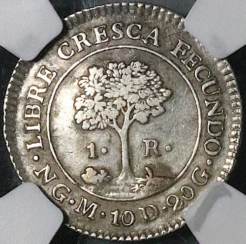 1824-NG NGC XF 40 Central American Rep 1 Real Guatemala Silver Coin (24103102C) - Picture 4 of 6