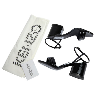 KENZO (France) Block Heel, Patent Leather, Strappy [sold out]