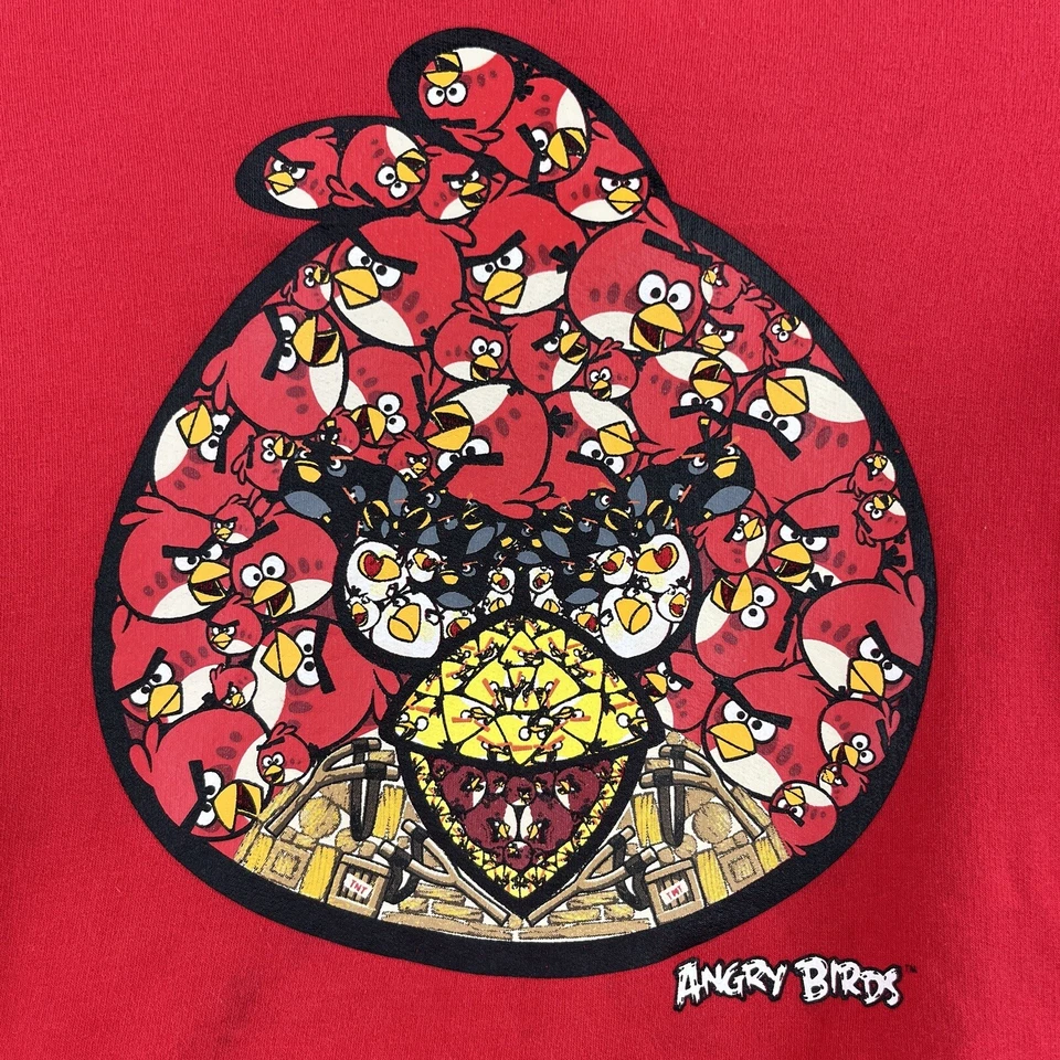 Angry Birds Sudadera con Capucha Niños Niños XS 4-5 Sudadera Pullover Bolsillos con Capucha 2013 Foto 2 de 4