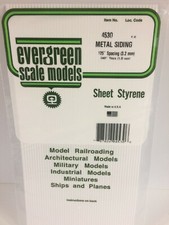 Evergreen EV4530 Sheet 15x30cm spacing 3.2mm 0.38mm modeling