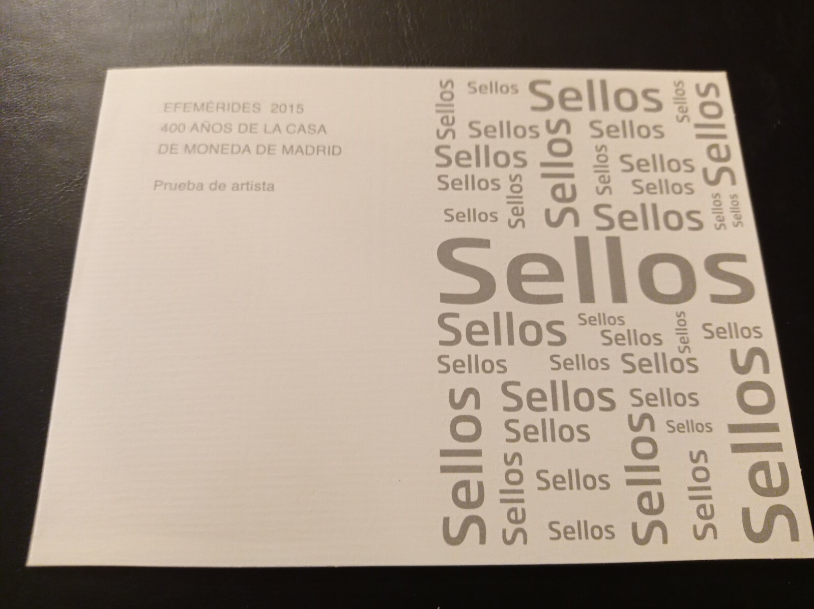 PRUEBA DE LUJO N. 124. CASA DE LA MONEDA. (AÑO2015). (VALOR CAT 15€).
