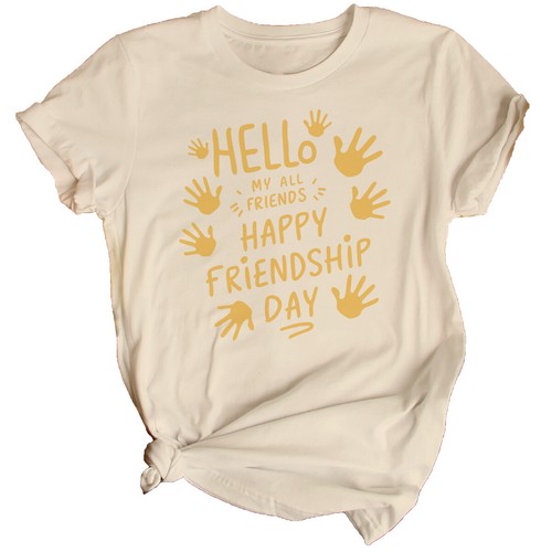 Damen-T-Shirt Hello My All Best Friends Day Bestie BFF Shirt Friendship Day #BFD - Bild 22 von 32