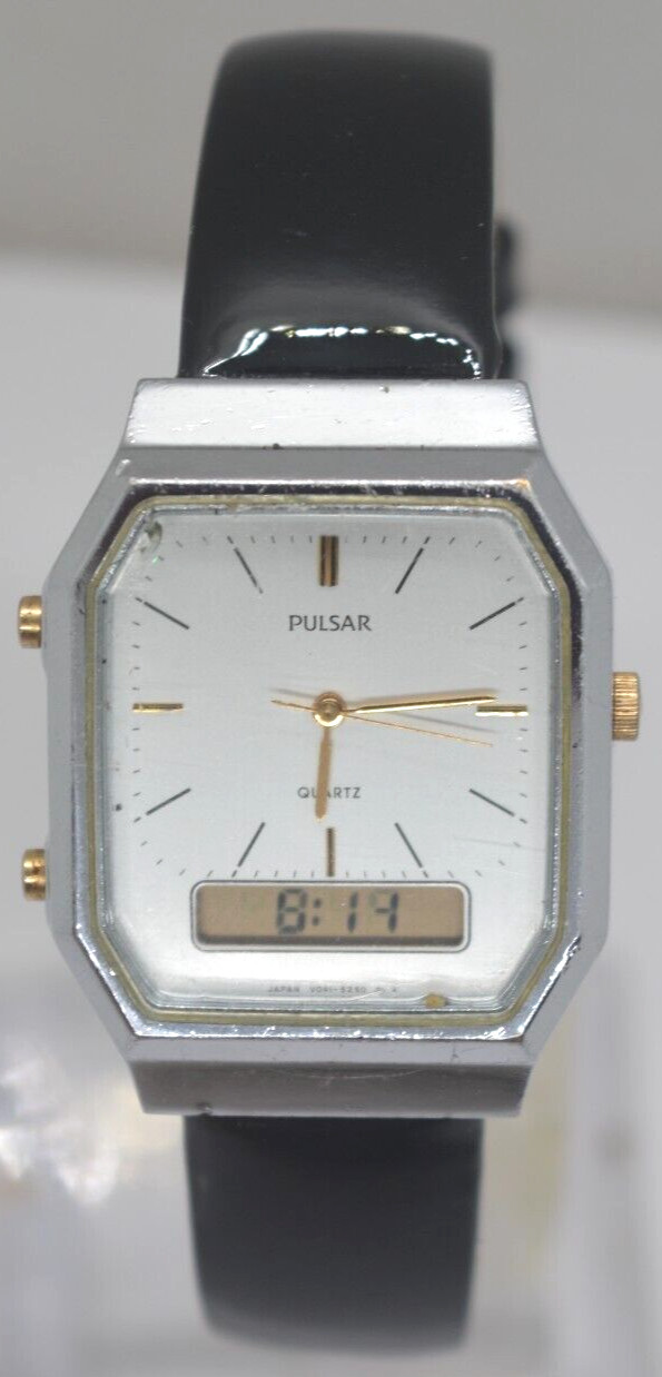 Battery Vintage Watch Octagon PULSAR Seiko By Ana-Digi GUARANTEE Wristwatch New - vintagewatches.pk
