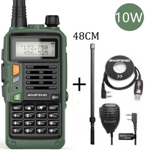 1 SET BAOFENG TRI-BAND WALKIE TALKIE ZWEI WEGE RADIO UKW AMATEURFUNK GROSSE REICHWEITE RADIO 10W - Bild 34 von 36