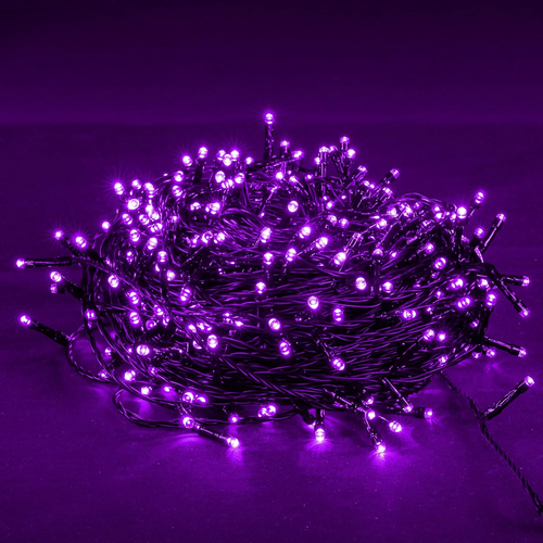 DAZZLE BRIGHT Halloween 300 LED String Lights, 100FT Connectable String Lights w - Picture 4 of 12