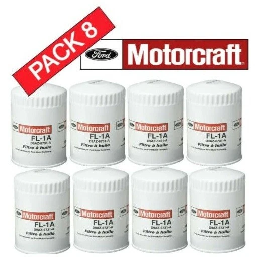 JUEGO 8 para filtro de aceite Ford Motorcraft FL1A - D9AZ-6731-A Foto 3 de 3