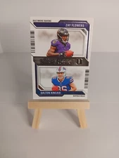 2023 Panini Contenders Football Number Round 1 - Zay Flowers & Daulton Kincaid 9