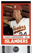 Chuck Hartenstein 1980 TCMA Hawaii Islanders #11 San Diego Padres      CO
