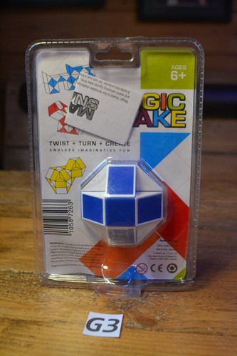 Magic Snake Puzzle Twist+ Turn+Create Blue. Brand New & Sealed. see pictures - Picture 2 of 3