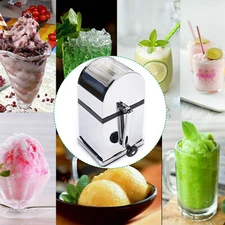 Commercial Snow Cone Machine Maker Shaved Ice Shaver Crusher Shaving Crusher USA