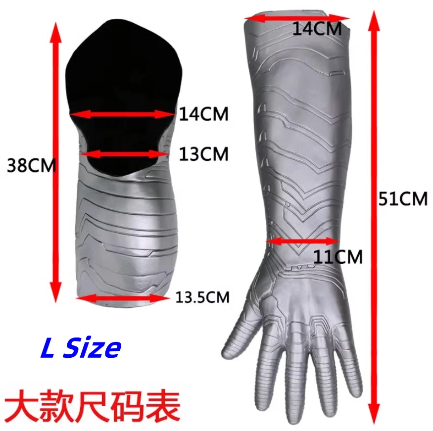 Capitán América Soldado de Invierno Héroe Bucky Barnes Brazo Armadura Juegos con disfraces Disfraz utilería Foto 2 de 4