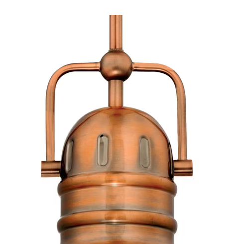 Westinghouse Boswell 1-Light Washed Copper LED Mini Pendant - Picture 5 of 6