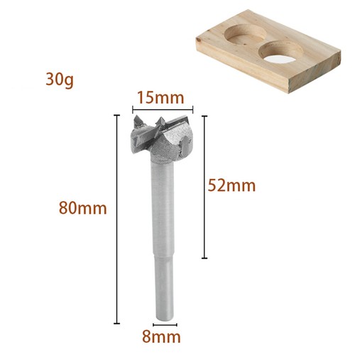 14-80mm Forstner Woodworking Boring Wood Hole Saw Cutter Drill Bits Carbide Tip - Picture 20 of 48