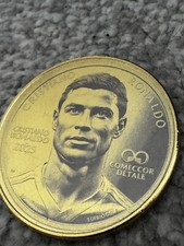 Cristiano Ronaldo Collectors Coin Football Real Madrid Man Utd Premier League