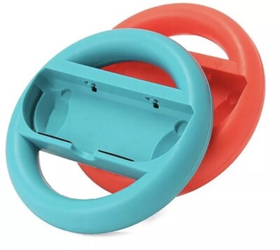 IPlay Switch Handle 2 Pack Steering Wheel Switch Joy-Con Controller Blue Red New