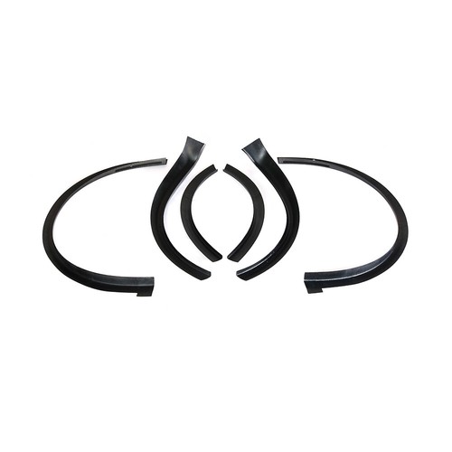 For Tesla Model X 2016-21 REAL Carbon Wheel Eyebrow Arch Trim Fender Flares 6PCS - Picture 9 of 11