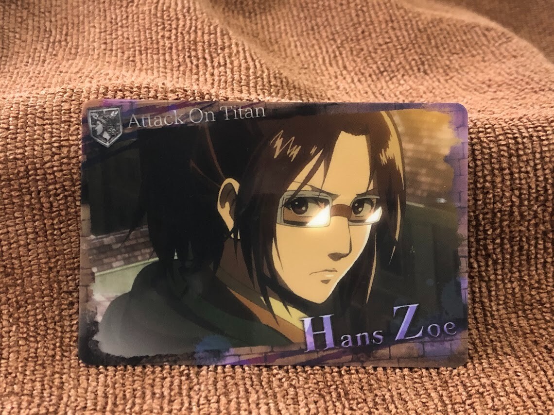 Attack on Titan Hans Zoe wafer card No. 11 collection character