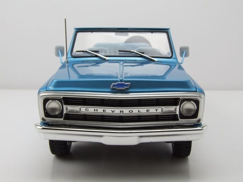 Chevrolet K5 Blazer 1970 Azul Coche a Escala Blanco 1:18 Acme - Imagen 8 de 11