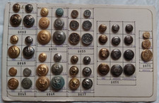 Campionario Cartella Tabella Antica Merceria SAPEM Milano Bottoni Araldici ..