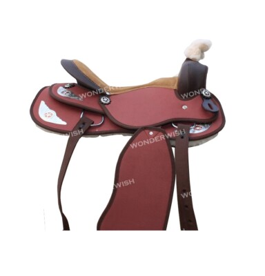 Star Fittings Western Cordura Synthetic Barrel Horse Saddle Set Sizes 10