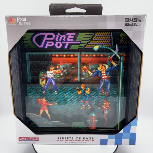 Pixel Frames Sega Streets of Range 9x9 Inches Shadow Box Art - Picture 2 of 10
