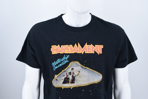 Vintage Parlamento Mothership Connection T-shirt nera da uomo grande - Foto 3 di 14