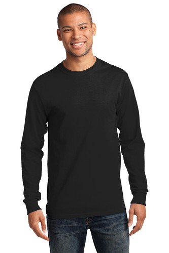 Port & Company Men's Cotton Tall Essential Long Sleeve Tee Top T-Shirt - PC61LST - Picture 21 of 27
