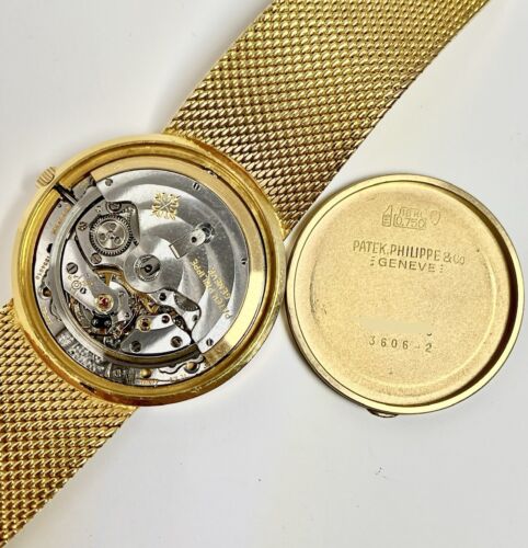 Patek Philippe Calatrava 33 18K Yellow Gold Champagne Gold Bracelet Watch | BOX - Picture 9 of 10