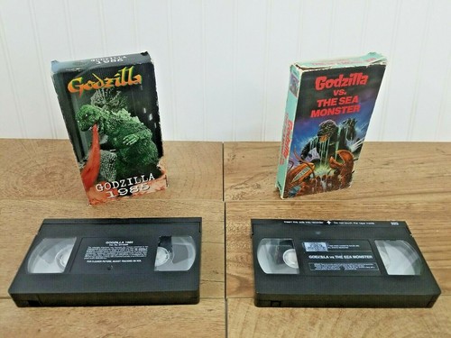 Godzilla VHS Lot *4* : The Sea Monster, Mothra, Gigan 1985 Version Sci-Fi Cult - Picture 6 of 6