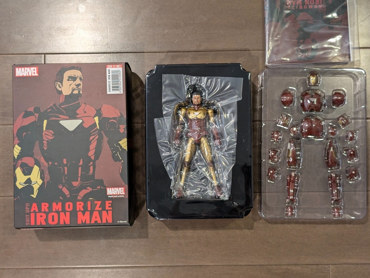 MARVEL ARMORIZE IRON MAN 未開封フィギュア Amazon.co.jp: Armorize IRONMAN (アーマライズ アイアンマン